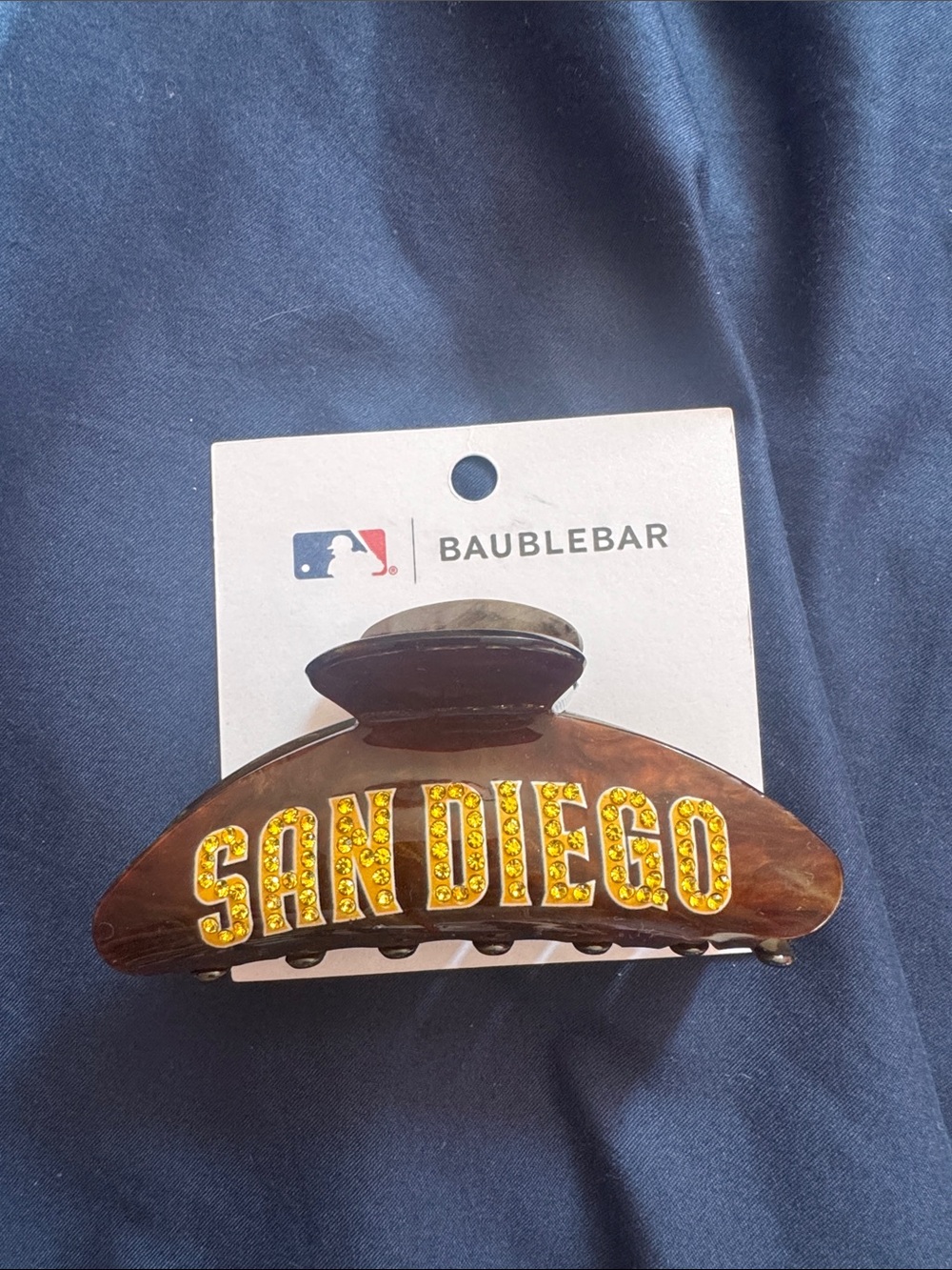 NWT SAN DIEGO PADRES BAUBLEBAR CLAW CLIP